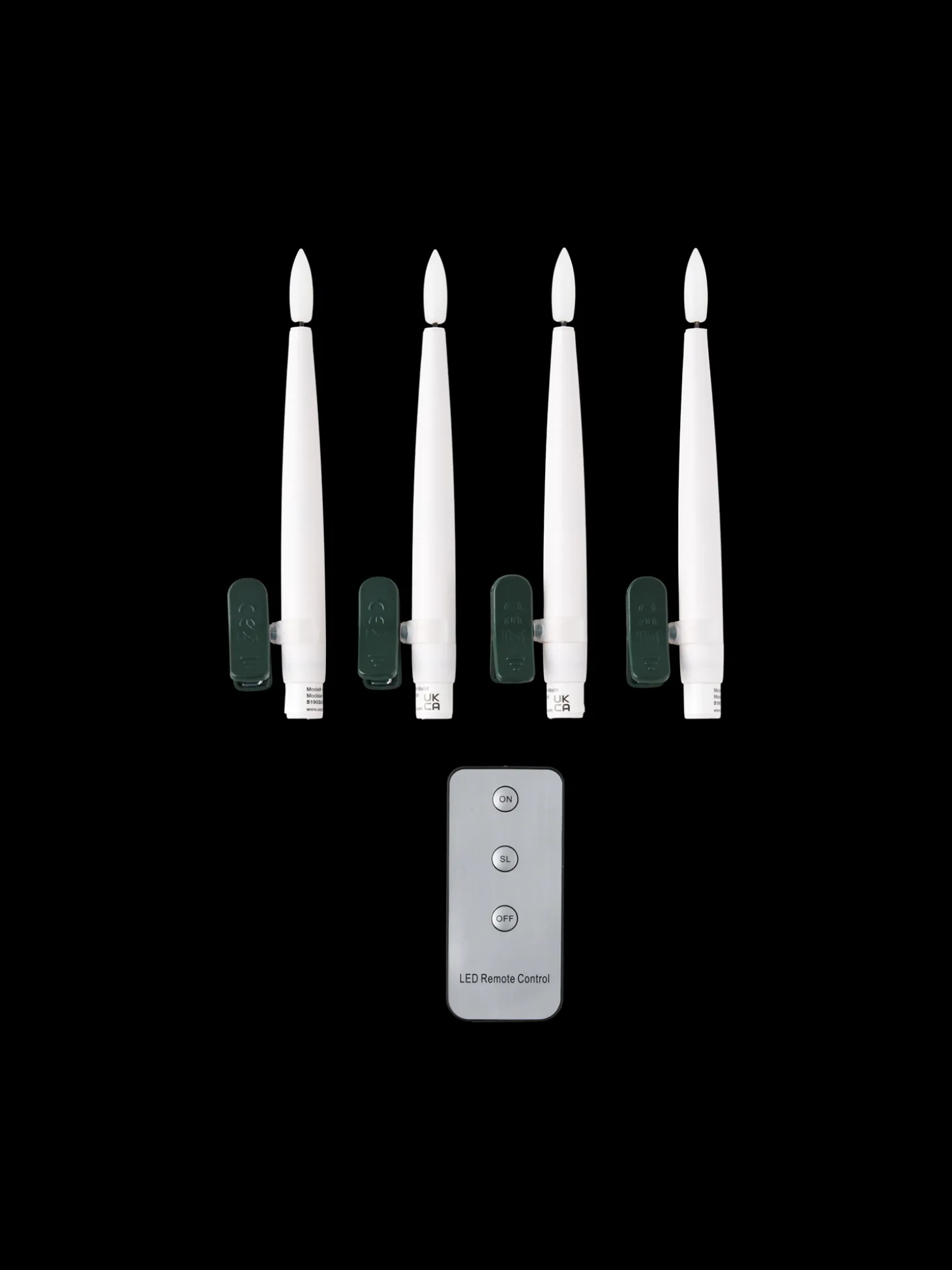 LED-stearinlys 16 Cm