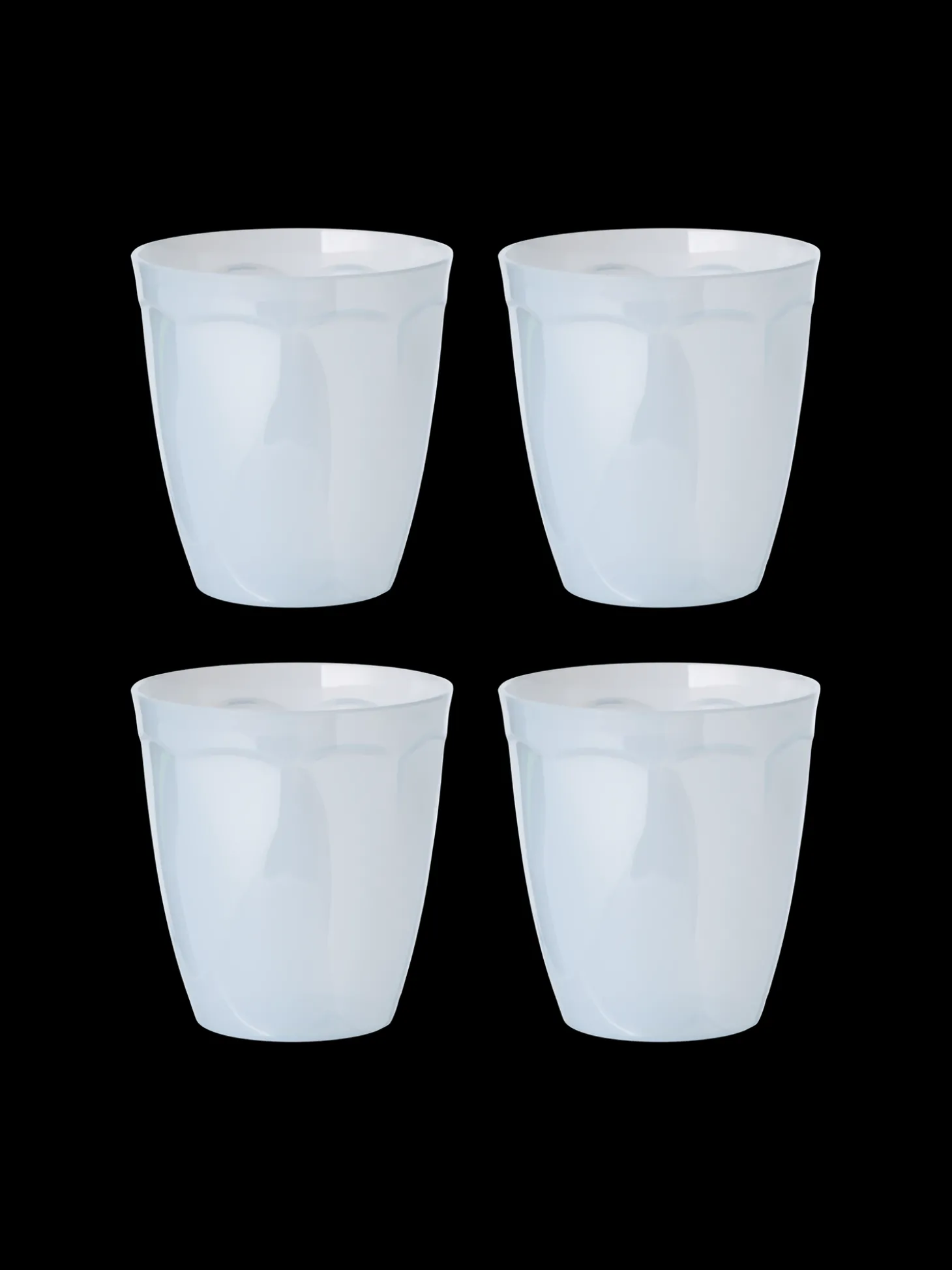 Plastglas Til Flergangsbrug 4-pak
