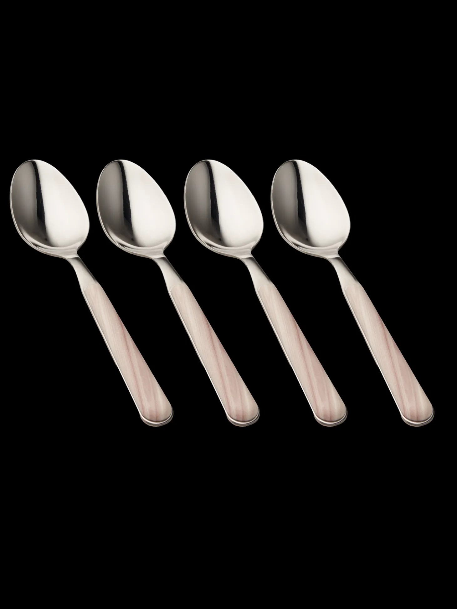 Sæt Med Spiseskeer Texture Legno